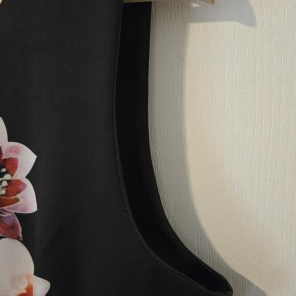 Point Zero Floral and Black Dress NWT - Picture 4 of 9